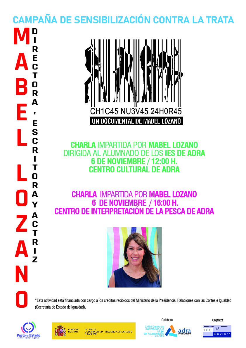 Photo of La actriz Mabel Lozano lleva a Adra una campaña de sensibilización contra la trata el 6 de noviembre