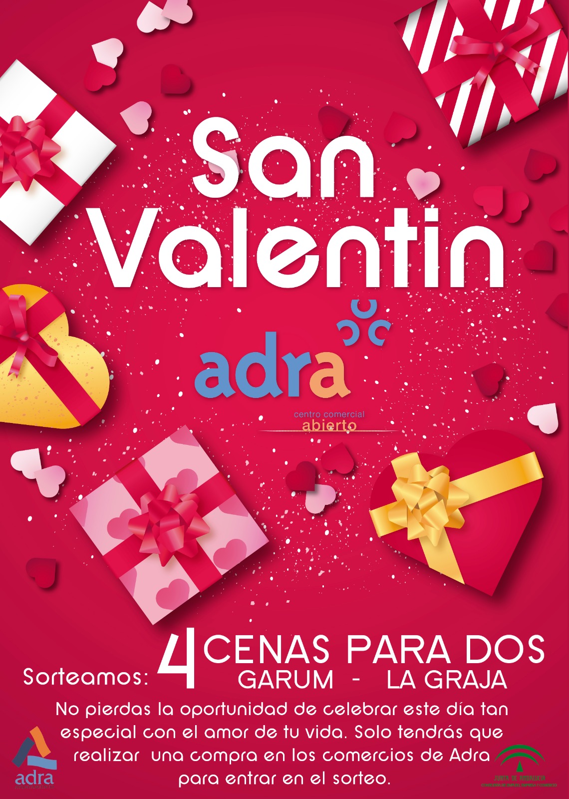 Photo of La Asociación de Comerciantes de Adra sortea cuatro cenas de San Valentín