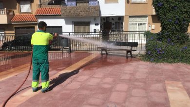Photo of Continúan los trabajos de desinfección en los espacios públicos de Adra