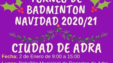 Photo of El municipio acoge el torneo navideño de bádminton ‘Ciudad de Adra’