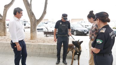 Photo of Más de 200 incautaciones realizadas por el perro policía de Adra en sus primeros meses de patrulla