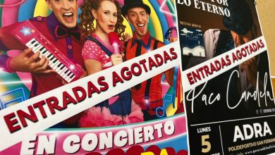 Photo of Adra cuelga el cartel de ‘entradas agotadas’ para los conciertos de Paco Candela y Pica-Pica