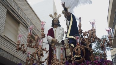 Photo of Nuestro Padre Jesús en su Prendimiento y María Stma. de la Amargura procesionan las calles de Adra el Martes Santo