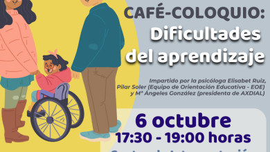 Photo of Adra celebra el 6 de octubre el café-coloquio ‘Dificultades del aprendizaje’ de la Escuela de Familia