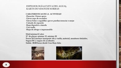Photo of El 28 de enero la programación de ‘Adra en la Senda’ acoge la espeleología en la Cueva del Agua de Sorbas