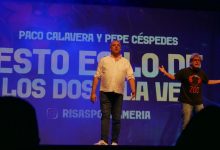 Photo of Paco Calavera y Pepe Céspedes llenan de humor y de público el Auditorio Ciudad de Adra en la noche de sábado