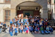 Photo of Manuel Cortés recibe al alumnado de 2º de Educación Primaria del CEIP Mare Nostrum