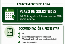 Photo of Adra abre una bolsa de empleo para contratar a oficiales jardineros